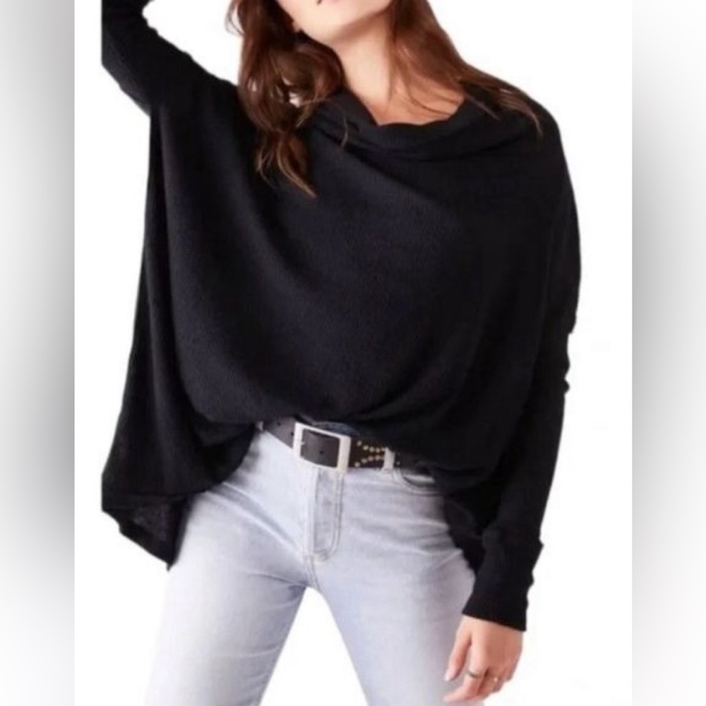 Free People Juicy Thermal Black Size M NWT